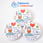 Przypinka ZABAWNA MEDYCYNKA - lekarz