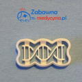 Foremka do ciastek DNA, oryginalne foremki do ciastek, medyczne ciastka, medyczna foremka do ciastek, gadżet do kuchni medyków, foremka DNA