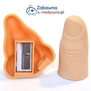 Anatomiczna gumka i temperówka