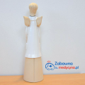 Duży ceramiczny anioł pan ortopeda, anioł ortopeda, ceramiczny anioł dla ortopedy, figurka dla ortopedy, prezent dla ortopedy, podziękowanie dla ortopedy