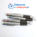 Długopis z 4 kolorami wkładu, 4w1, długopis 4w1, długopis dla medyka, długopis dla pielęgniarki, długopis dla położnej, długopis dla lekarza