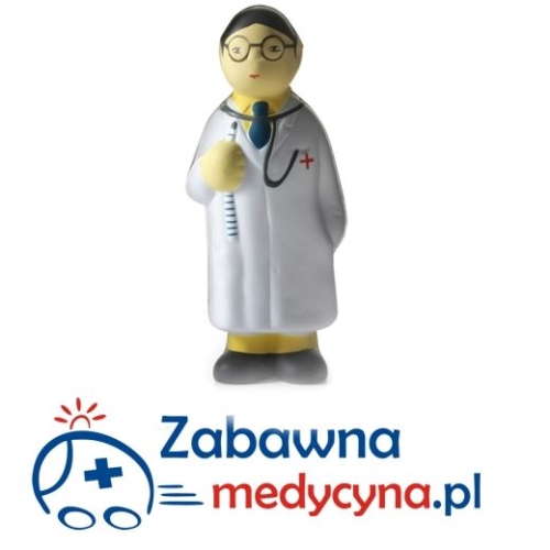 Antystres lekarz,  antystres doktor, antystres do poczekalni, zabawka antystresowa lekarz, antystres do przychodni, zabawka do ściskania, zabawka do ugniatania.