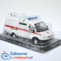 Rosyjska karetka, kolekcjonerski model karetki, samochodzik karetka - prezent dla ratowniczki, Kwalifikowana Pierwsza pomoc, I pomoc, Krajowa Rada Resuscytacji, Boże Narodzenie Ratownik