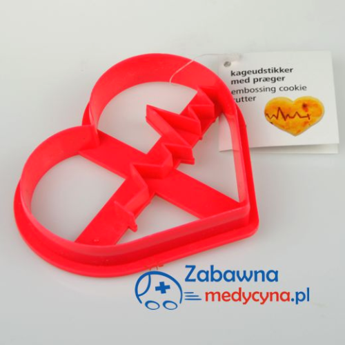 Foremka do ciastek serce EKG
