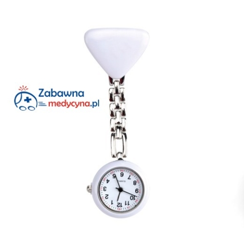 Zegarek medyczny do masowej sprzedaży, prezenty dla pielęgniarek, dzień pielęgniarki i położnej, zegarek dla medyka, zegarek na łańcuszku, zegarek przypinany do fartucha.