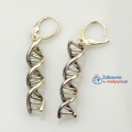 Kolczyki DNA, kolczyki spirala DNA, podwójna helisa DNA, biżuteria medyczna, biżuteria dla medyka