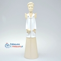 Duży ceramiczny anioł dentysta