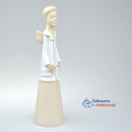 Duży ceramiczny anioł dentysta