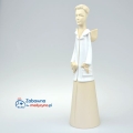 Duży ceramiczny anioł dentysta