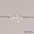 biżuteria dla Lekarki-biżuteria medyczna-biżuteria sznurek srebro EKG- biżuteria EKG-linia życia-linia EKG-linia serca-elektrokardiogram-bransoletka dla Pani Doktor-bransoletka Pielęgniarka- sklep zabawna medycyna