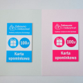 Karta upominkowa 100 zł, prezent dla medyka, kartka prezentowa
