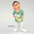 Figurka Stomatolog figurka dentysta podziękowanie dla stomatologa podziękowanie dla dentysty prezent dla stomatologa prezent dla dentysty figurka do gabinetu stomatologicznego wystrój gabinetu stomatologicznego gadżet