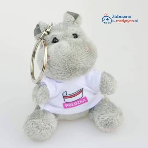 Pluszowy brelok - hipcio POŁOŻNA