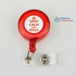 Brelok rozciągany KEEP CALM AND SMILE