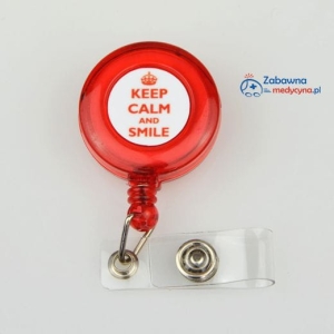 Brelok rozciągany KEEP CALM AND SMILE