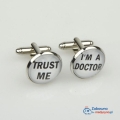 Spinki do mankietów - TRUST ME I'M A DOCTOR