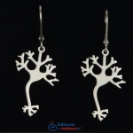 NEURON kolczyki autorskie dla Pani Fizjoterapeutki srebro 925