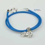 Ratowniczka prezent bransoletka z rzemieni - KARETKA