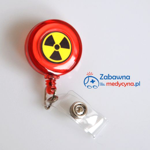 Brelok rozciągany RADIOLOGIA czerwony