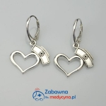 Kolczyki SANITARIUSZKI serduszko