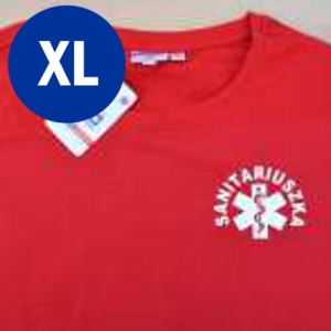 BAZAREK - T-shirt damski SANITARIUSZKA