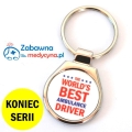Brelok THE WORLD'S BEST AMBULANCE DRIVER, brelok dla kierowcy karetki, brelok medyczny, brelok do kluczy, zawieszka medyczna, gadżet medyczny, najlepszy kierowca karetki