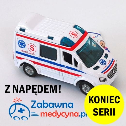 Karetka, model karetki, samochodzik karetka, ratownictwo medyczne