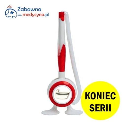 Długopis na stojaku z czepkiem pielęgniarskim
