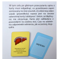 Jedna ze stron instrukcji gry ciało człowieka - quiz mały.