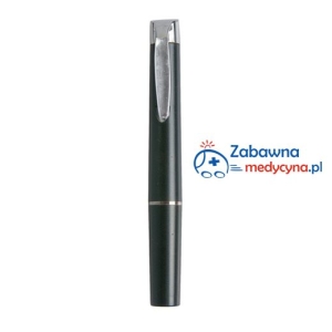 Czarna latarka lekarska