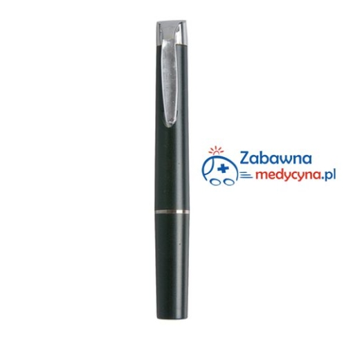 Latarka LED, latarka dla lekarza, latarka lekarska, latarka diagnostyczna, czarna latarka