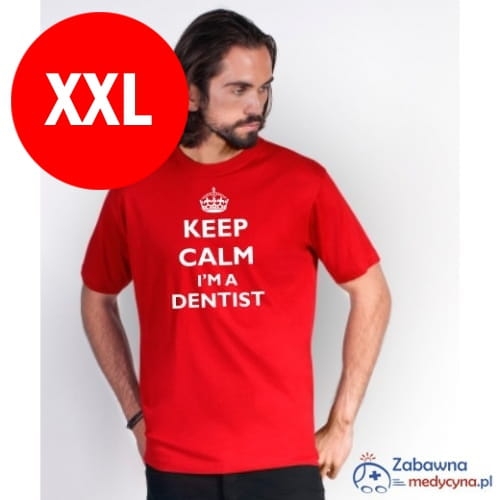 T-shirt męski KEEP CALM I'M A DENTIST