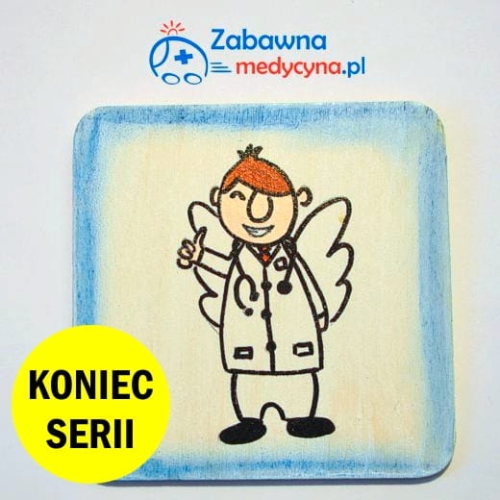 Magnes Medycyna jest FAJNA! 2, Magnesik przyszłego medyka, upominek dla lekarza, #promocjazawodulekarz, gadżety medyczne, gadżety do gabinetu medycznego, #studentmedicine