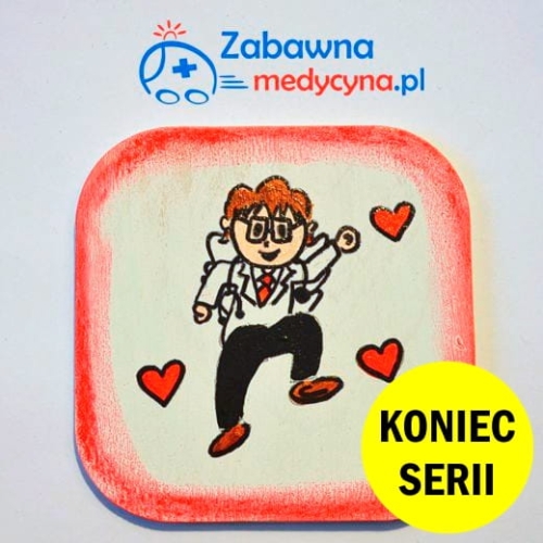 Magnes Zakochanego Lekarza, Magnesik Lekarski, podziękowanie dla lekarza, upominek dla lekarki, gadżety dla doktora, gadżety medyczne, gadżety do gabinetu medycznego #lovemedicine #lovedoctor