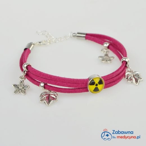 Bransoletka RADIOLOGIA kwiatki i listki