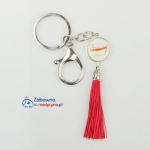 Brelok z czerwonym chwostem CZEPEK POŁOŻNICZY