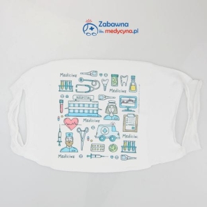 Maseczka ochronna ZABAWNA MEDYCYNKA