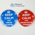 Komplet: Przypinki Anty COVID-19