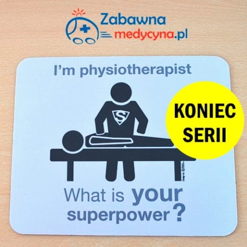podkładka pod mysz, podkładka pod mysz komputerową, podkładka pod mysz z medycznym nadrukiem, gadżet dla fizjoterapeutów