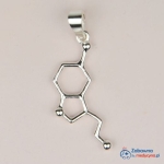 Zawieszka SEROTONINA srebro 925