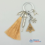 Brelok pielęgniarki z chwostem wersja świąteczna