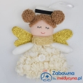 Wiszący aniołek pielęgniarka - sukienka chmurka