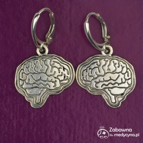 kolczyki mózg kolczyk anatomia mozg mózgu kolczyki Pani Psycholog Pani Psycholożka gadżet medyczny kolczyki 2022 gadżety medyczne biżuteria Pani Psycholog hit kolczyki z mózgiem tanie kolczyki fajne kolczyki