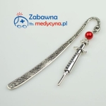 Zakładka medyczna do książki STRZYKAWKA
