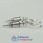 Kolczyki strzykawki Pielęgniarki