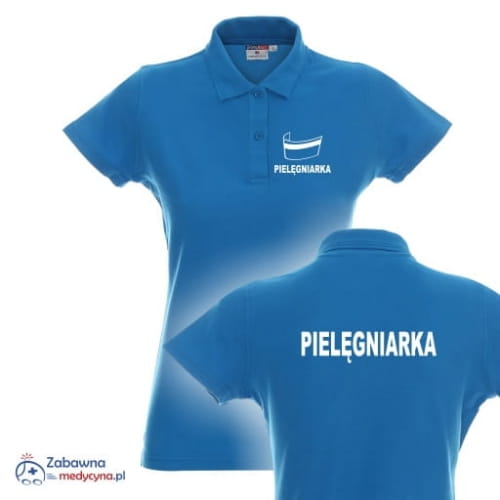 BAZAREK - Polo damskie PIELĘGNIARKA czepek