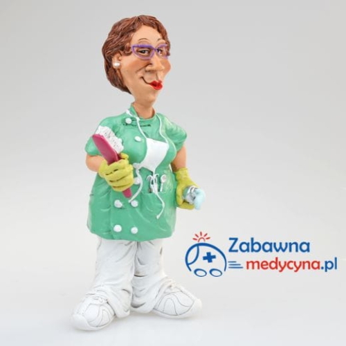 stomatolog, dentysta, Pani stomatolog, figurka, postać, figurka dentystyczna, prezent dla stomatologa, dla Lekarza stomatologii, postać dentysty, walentynki dentystka, Dzień kobiet stomatolog