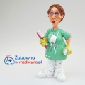 stomatolog, dentysta, Pani stomatolog, figurka, postać, figurka dentystyczna, prezent dla stomatologa, dla Lekarza stomatologii, postać dentysty, walentynki dentystka, Dzień kobiet stomatolog