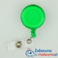 brelok skipass zielony Brelok rozciągany idealny do pracy w szpitalu przychodni hospicjum wszędzie tam, gdzie trzeba podpiąć identyfikator i co rusz otwierać nim drzwi breloczek do kluczy breloki do identyfikatora hit medyczny szpital