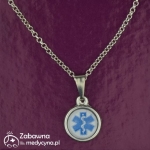 Naszyjnik medalik ESKULAP